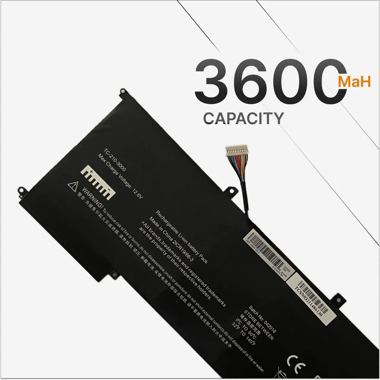 Compatible Laptop Battery for HP AB06 - AB06XL HSTNN-DB8C Envy 13-AD000NB Laptops (3600mAh, 2-Cell)