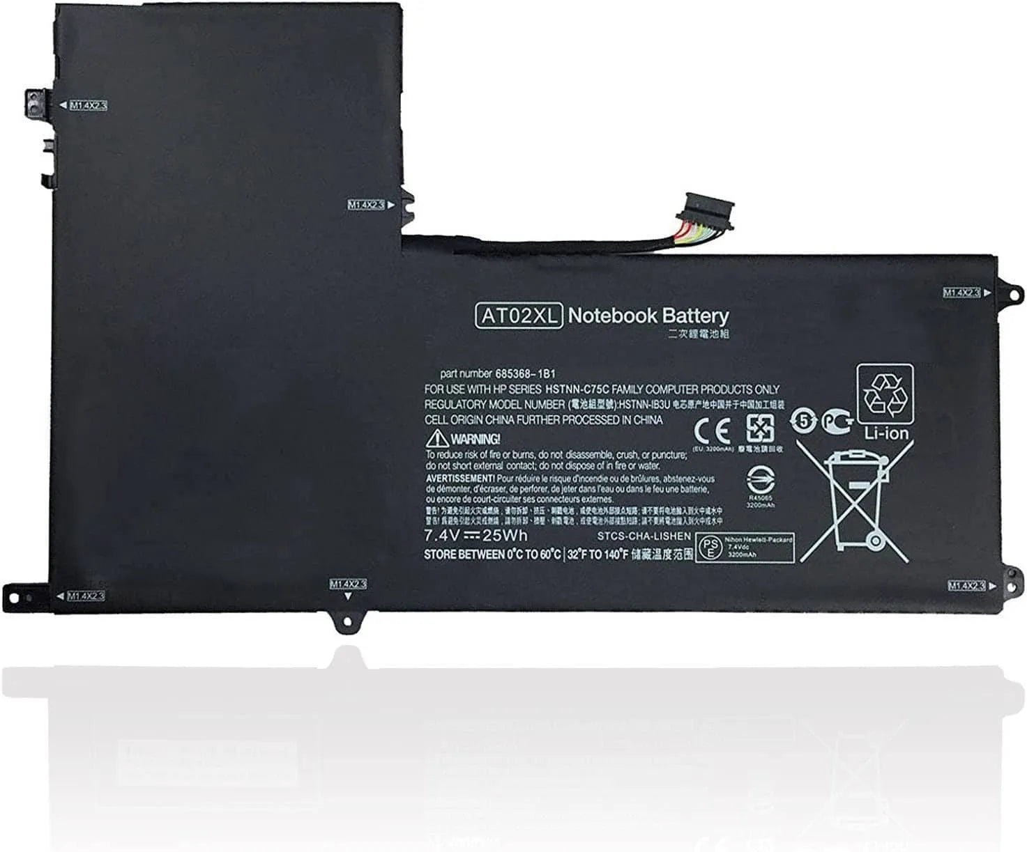 Compatible Laptop Battery for HP AT02Xl - elitepad 900 Laptop (3500mAh, 2-Cell)