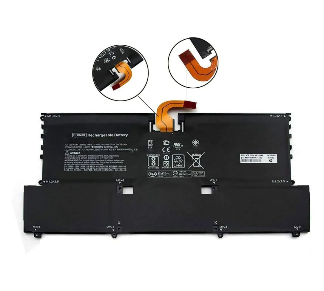 Compatible Laptop Battery for HP BF04XL, HSTNN-LB8C, Spectre 13-AF, Series Laptops (3000mAh, 2-Cell)
