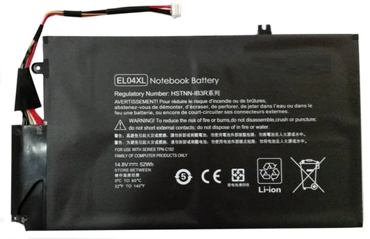 Compatible Laptop Battery for HP EL04XL - EL04052XL, HSTNN-UB3R Laptops (2800mAh, 4-Cell)