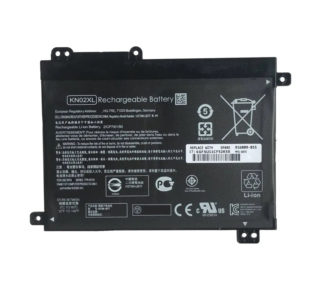 Compatible Laptop Battery for HP KN02XL, Pavilion 11M-AD, Pavilion X360 11-AD Series Laptops (4600mAh, 2-Cell)