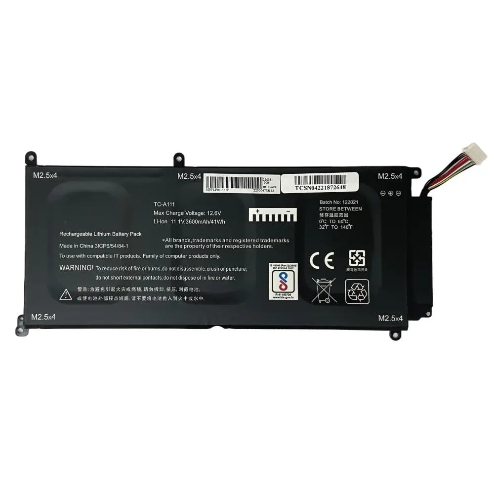 Compatible Laptop Battery for HP LP03XL - HSTNN-DB6X, HSTNN-DB7C Laptop (3600mAh, 3-Cell)