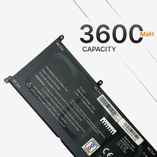 Compatible Laptop Battery for HP LP03XL - HSTNN-DB6X, HSTNN-DB7C Laptop (3600mAh, 3-Cell)