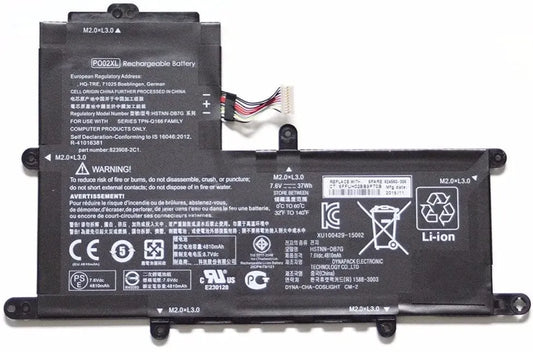 Compatible Laptop Battery for HP PO02XL - 824560-005, 823908-2C1, HSTNN-DB-G Laptop (4000mAh, 2-Cell)