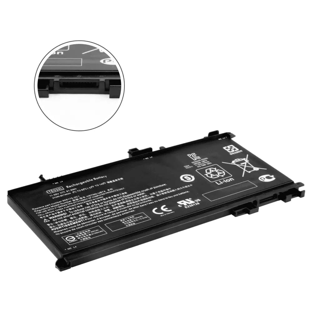 Compatible Laptop Battery for HP TE03XL - Omen 15-AX000NA, Pavilion 15-BC000NE Laptop (4000mAh, 3-Cell)