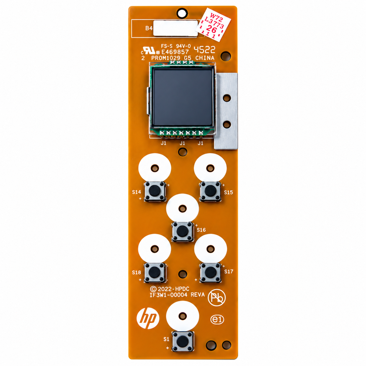 Control Panel Display For HP Smart Tank 521