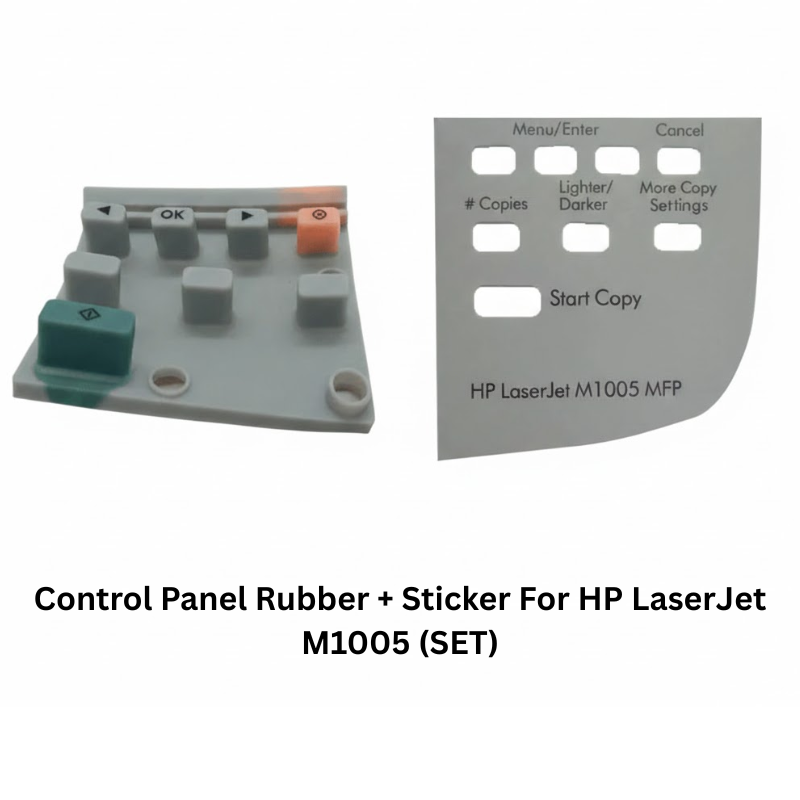 Control Panel Rubber + Sticker For HP Laserjet M1005 (SET)