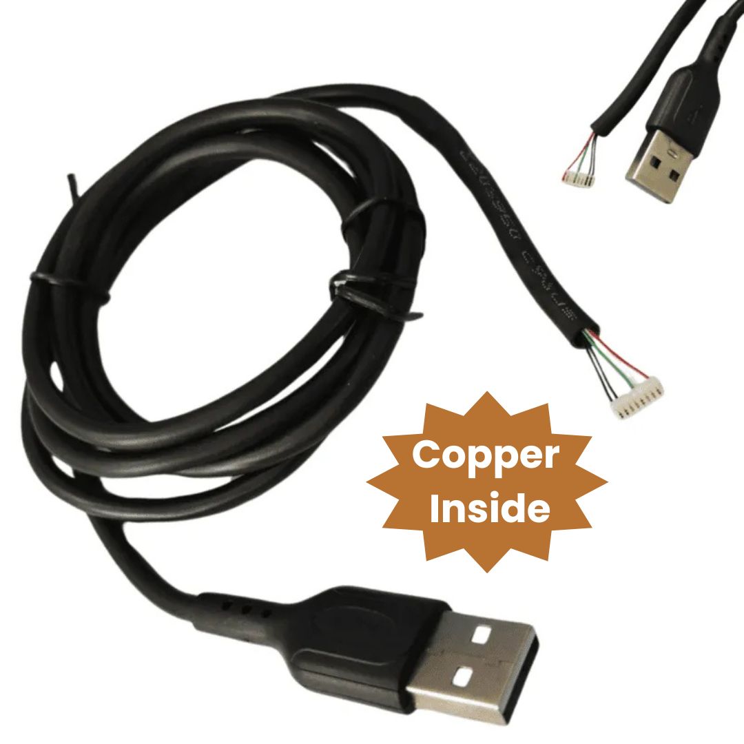 Premium USB Morpho Cable for MSO-1300, E1, E2, E3 Fingerprint Biometric Scanner