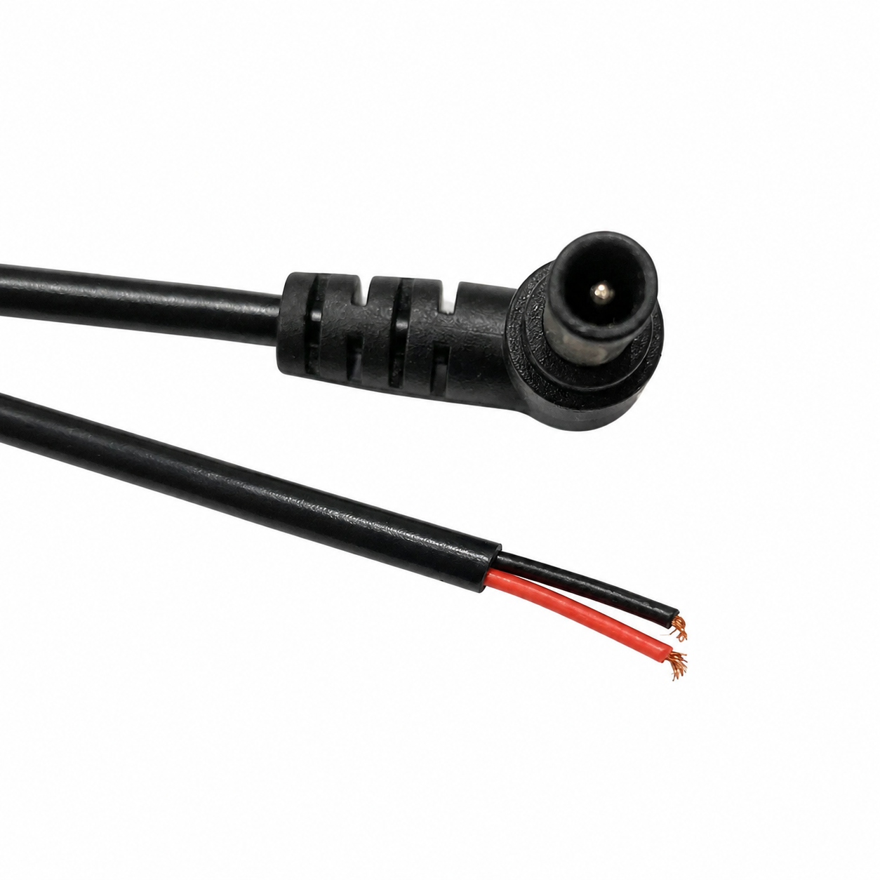 DC Power Pin L Shape 6.0mm x 4.4mm Open End Connector