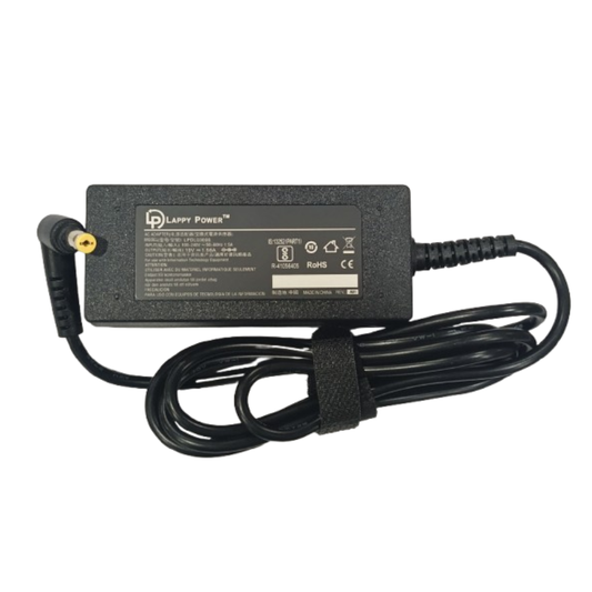 Laptop Adapter compatible for DELL (30W 1.58A 19V) - 5.5mm x 1.7mm Pin | Suitable for Dell Inspiron Mini Series (Mini 9, Mini 10, Mini 10v, Mini 11z, Mini 12)