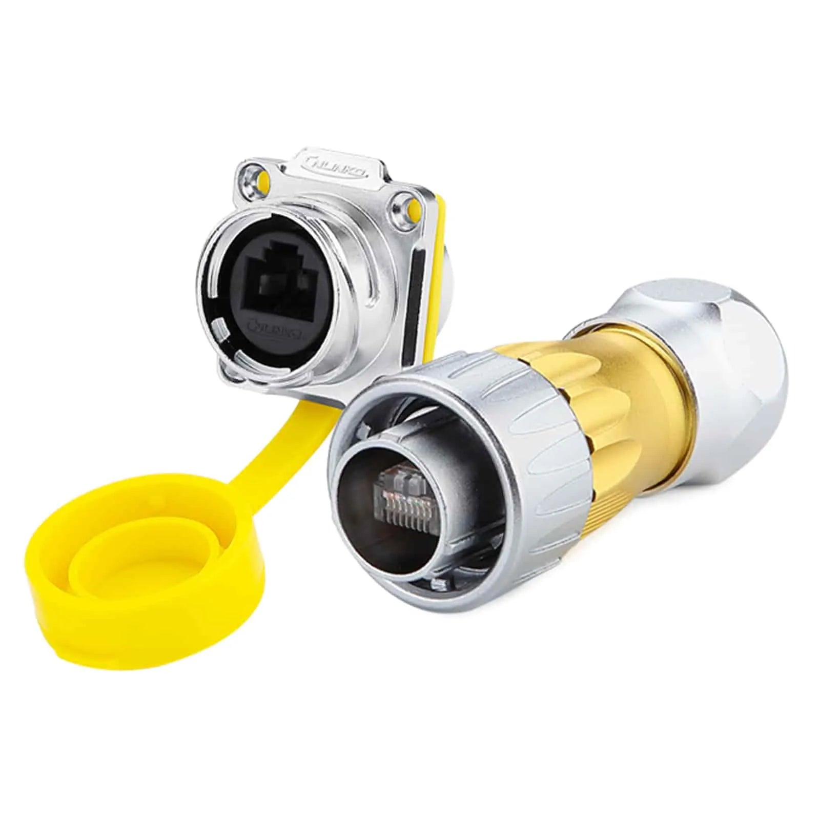 DH24-RJ45 Series RJ45 Male Plug IP67 Waterproof Ethernet Connector