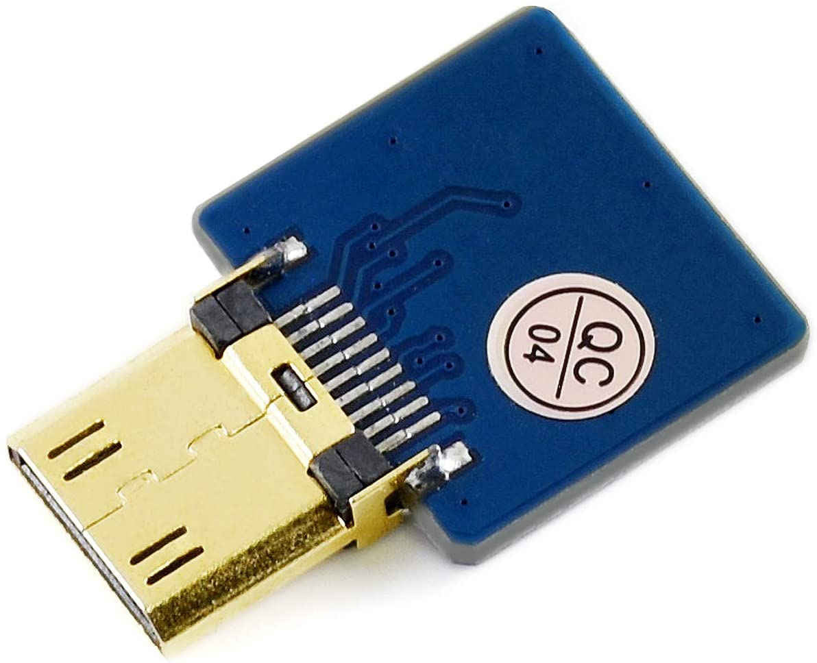 DIY HDMI Cable - Straight Mini HDMI Plug Adapter
