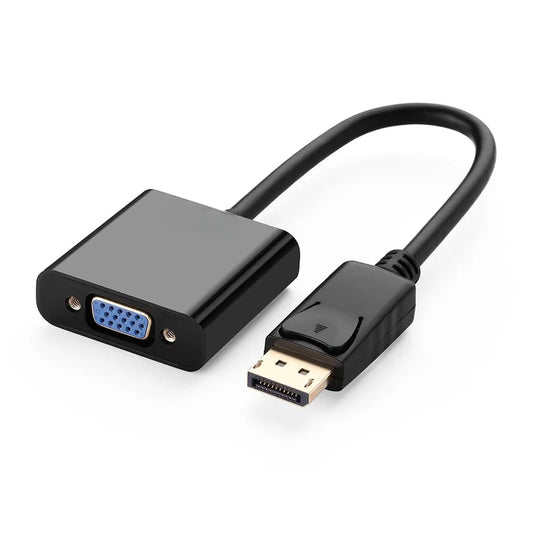 DP to VGA Adapter DP male to VGA Female Converter up to 1920x1080 @60Hz