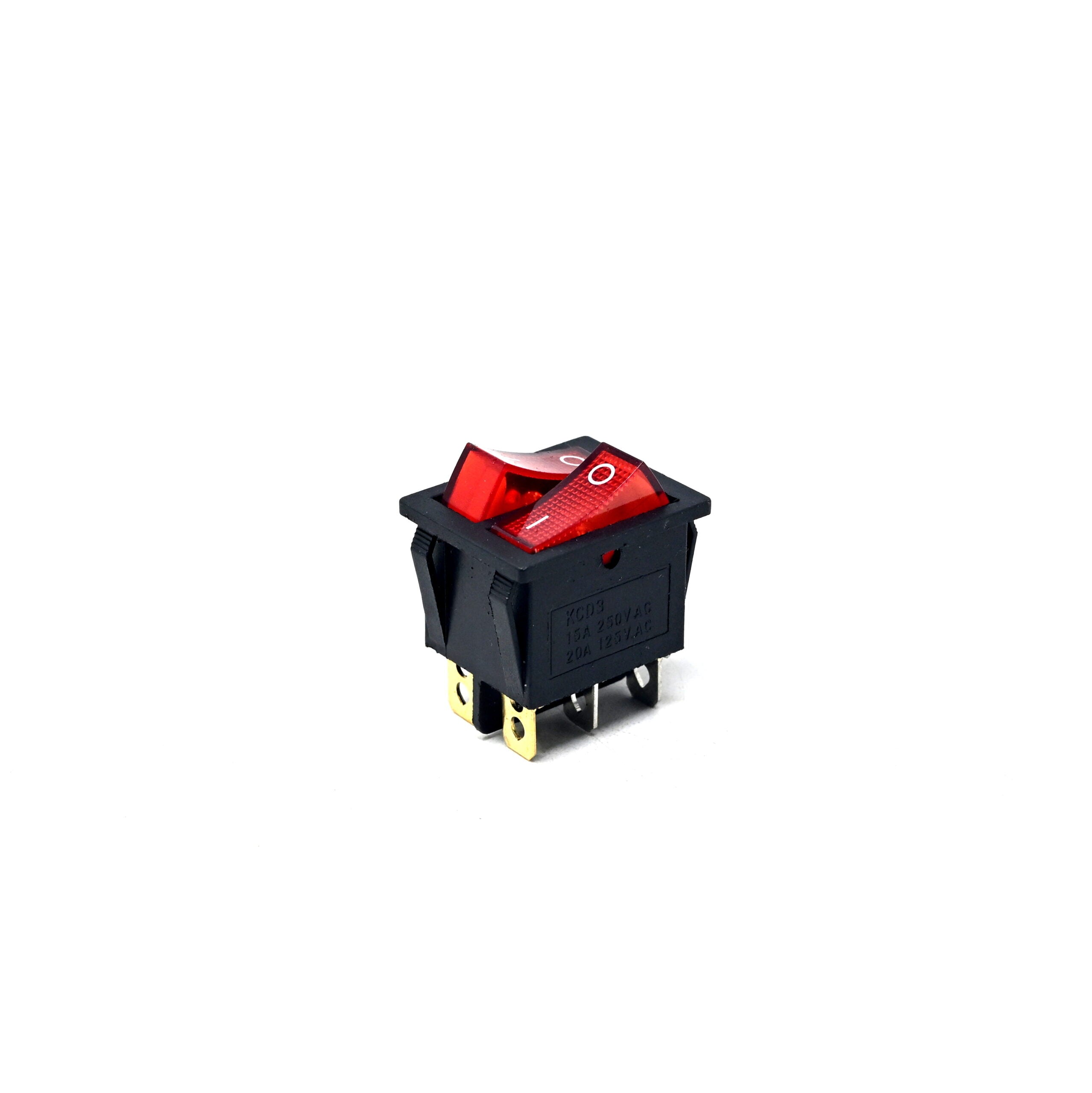 Double Rocker Switch With Red Led