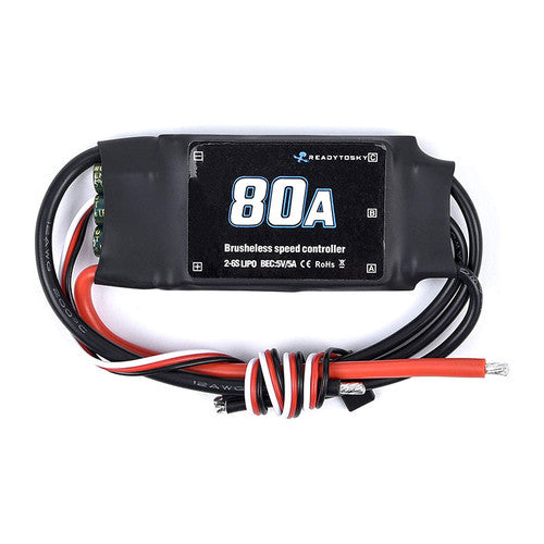 80A 2-6S Brushless ESC Speed Controller for RC Drone