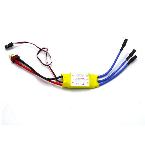 30A ESC Brushless Speed Controller with Tplug and 3.5mm Banana Connector