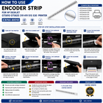 Encoder Strip For HP DeskJet GT5810 GT5820 319 419 515 530 Printer (CB760-80010) Printer