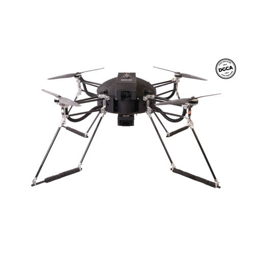 F400 Industrial Drone For BVLOS Operations Takeoff Wt 11.5Kg Range 10Km (DGCA Certified)