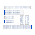 40 Pin 1mm Pitch 200mm Reverse Side Connection FFC Ribbon Flexible Flat Cable