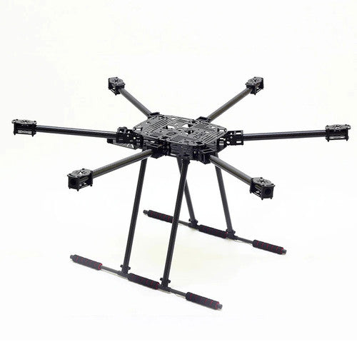 ZD850 Full Carbon Fiber Hexa-Rotor Frame With Unfoldable Landing Gear
