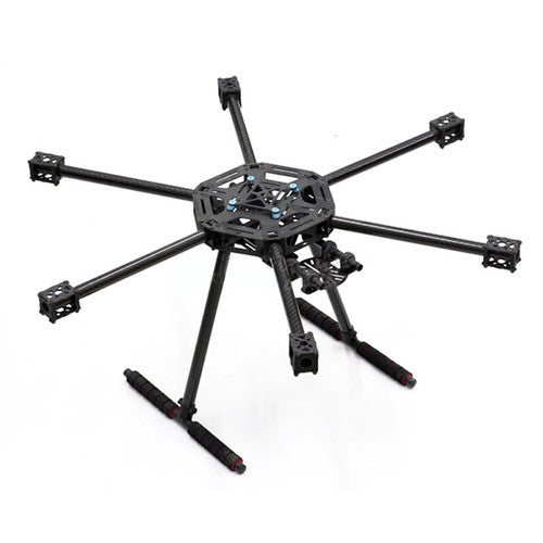 LJI X6 600mm Carbon Fiber / Glass Fiber Hexacopter Frame Kit
