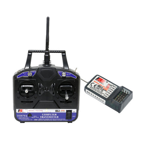 FS-CT6B 2.4GHz 6CH Transmitter PS/2 PPM with FS-R6B Receiver