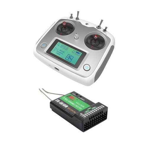 FS-i6S 2.4GHz 10CH AFHDS 2A RC Transmitter With FS-iA10B 10CH Receiver 1500m