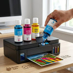 Refill Ink GT51 and GT52 For DeskJet GT5810 GT5820 Printer (CMYK)