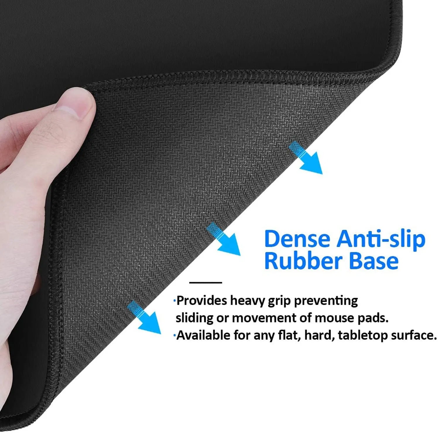 Gaming Mouse Pad With Silk Gliding (22x18 CM)