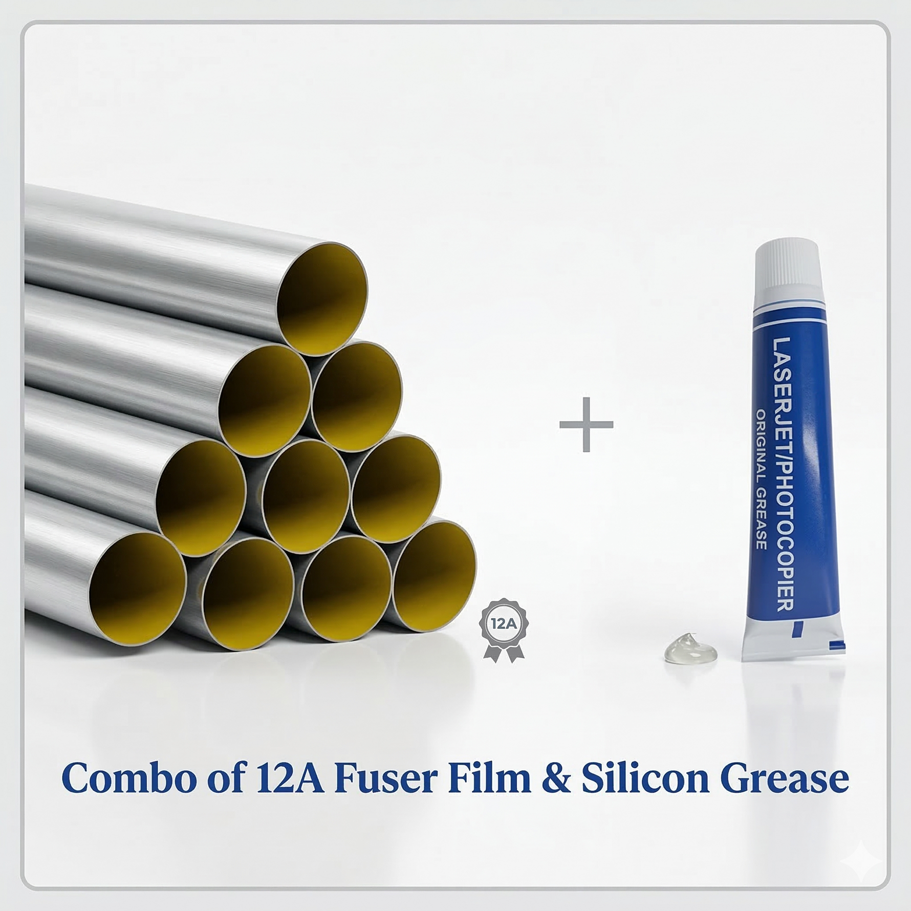 12A Fuser Film - Normal for HP LaserJet M1005, 1020, Canon LBP2900 (Pack of 10) with Grease