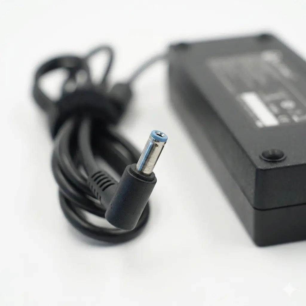 Laptop Adapter compatible for HP (120W 6.15A 19.5V) Blue Pin - 4.5mm x 3.0mm Pin | Suitable for HP Pavilion 15-bc Series, HP OMEN 15 and 17 Series, HP Envy 15 and 17 Series