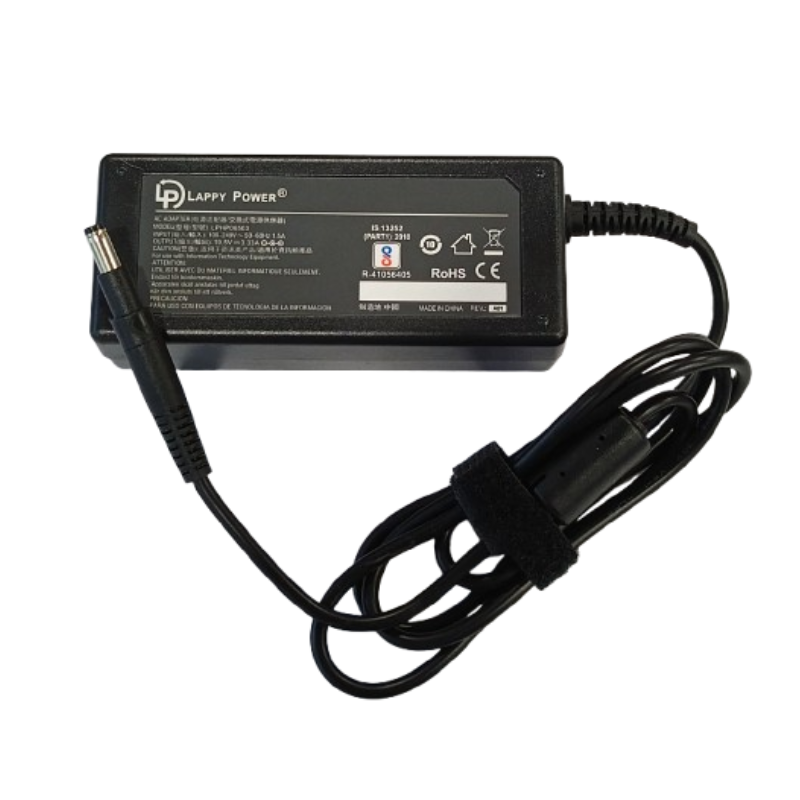 Laptop Adapter compatible for HP (65W 3.33A 19.5V) - 4.8mm x 1.7mm Pin | Suitable for Pavilion 15-B, Touchsmart 14-b, Sleekbook 15-b, Envy 4, Envy 6 Series