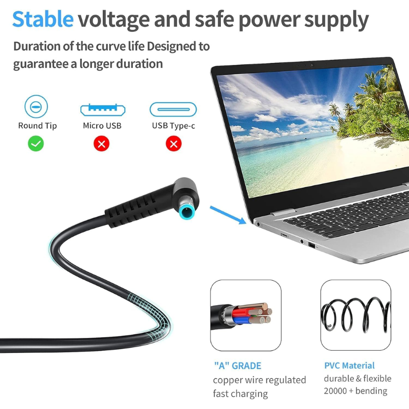 hp 65w power adapter