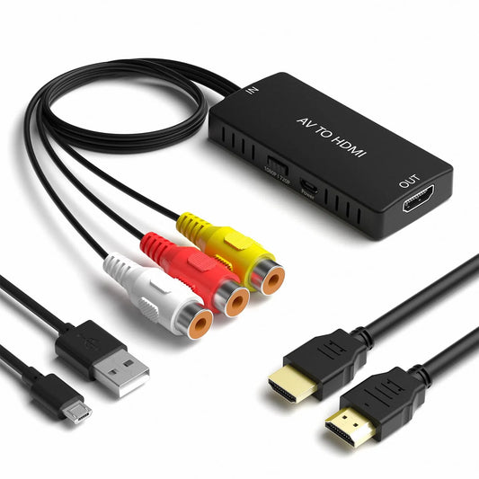 Hdmi to AV Cable Convert Digital HDMI Signal to Composite Audio Video Signal