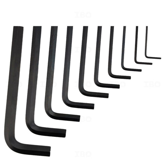 KM-9V Steel Metric Hex Allen Key Wrench Set