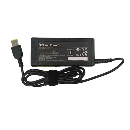 Laptop Adapter compatible for LENOVO (45W 2.25A 20V) Slim Tip Yellow USB Pin