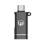 LappyPower USB-C to USB 3.0 & TF 2.0 Card Reader Adapter – 5Gbps Aluminum Hub