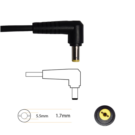 Laptop Adapter Compatible for Acer (180W 9.23A 19.5V) – 5.5mm × 1.7mm Pin | Suitable for Aspire 7 A715/A717, VN7-593G, Concept 5 CN515 & Nitro 5 AN515-45 Series