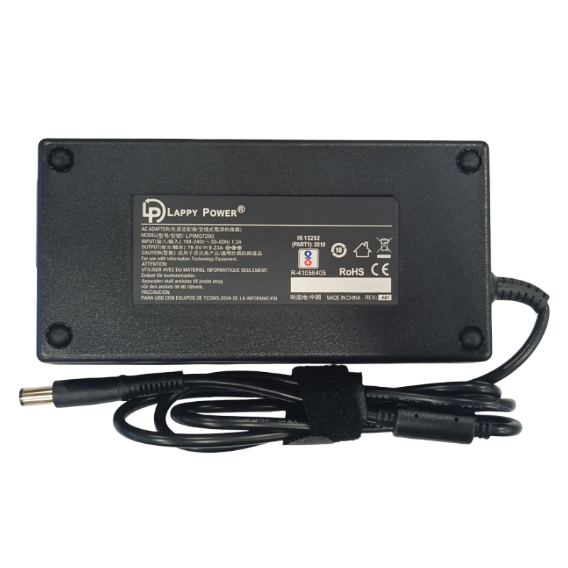Laptop Adapter Compatible for Dell (180W 9.23A 19.5V) - Big Pin 7.4mm x 5.0mm | Suitable for Dell Precision & Alienware M Series