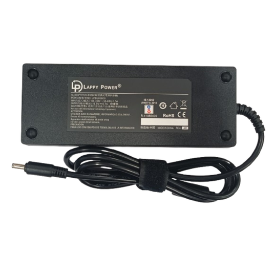 Laptop Adapter compatible for DELL (130W 6.7A 19.5V) Small Pin - 4.5mm x 3.0mm Pin | Suitable for Inspiron, Optiplex, Vostro, Precision & XPS Series