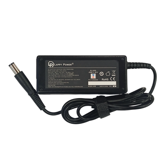Laptop Adapter compatible for DELL (65W 3.34A 19.5V) Big Pin - 7.4mm x 5.0mm Pin