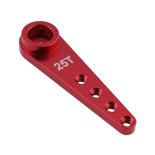 25T 37mm Metal Servo Motor Horn Half Arm Red