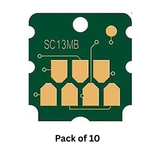 S2100 Main SC13MB Maintenance Box Chip Epson SC-F530/ F531/ T3130/ T3430/ T5130/ T5430 Green Ink Cartridge (Pack of 10)