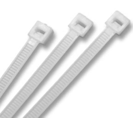 Nylon Cable Zip Ties 300 mm White (100pcs)