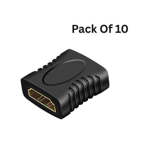 HDMI Female to Female F/F Type-A Joiner Coupler Extender Converter (Pack of 5)