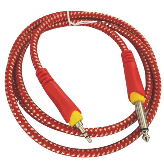 P38 Mono Male to Stereo Male Digital Mic (Silk) Cable 1.5 Meter
