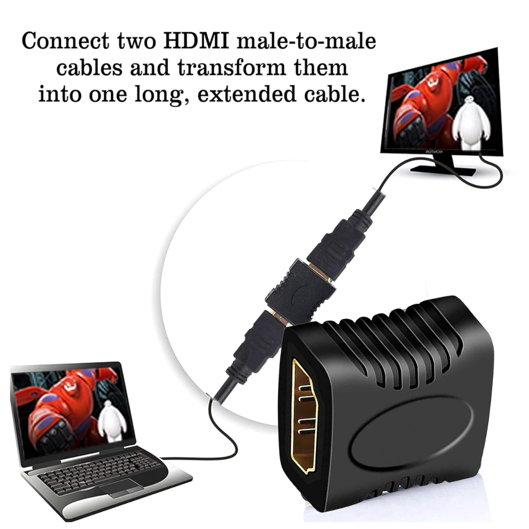 HDMI Female to Female F/F Type-A Joiner Coupler Extender Converter