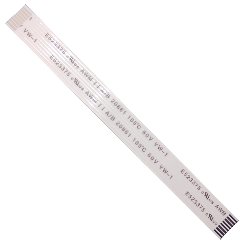 8 Pin 1mm Pitch 100mm Same Side Connection FFC Ribbon Flexible Flat Cable