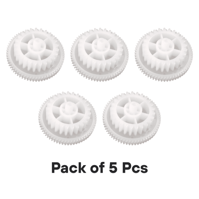 Main Sub Gear/Feeder Drive Gear for HP LaserJet M1005 1020 LBP2900 (65T / 25T) (Pack of 5)