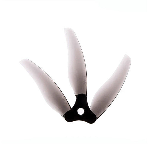 F5135 129.6mm 3 Blade Floppy Proppy Propeller 5mm Shaft Pitch 3.5" Black (2 Pair CW+CCW)